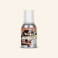 Veena Oudh Cambodia Pure Perfume Concentrate aluminum bottle with an authentic, rustic Middle Eastern or Asian decorative containers illustration label design.