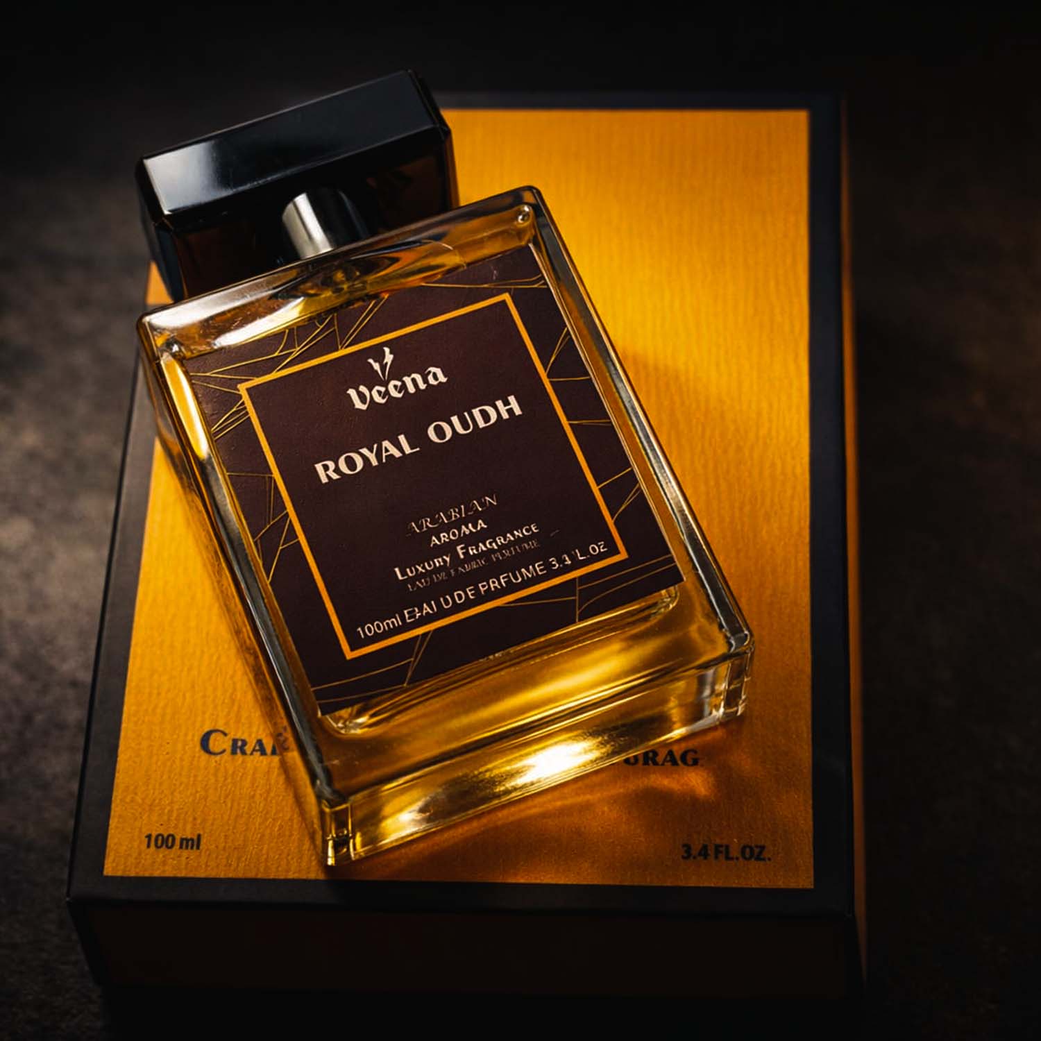 Veena Royal Oudh Eau de Parfum – Arabian Luxury Fragrance (100ml)