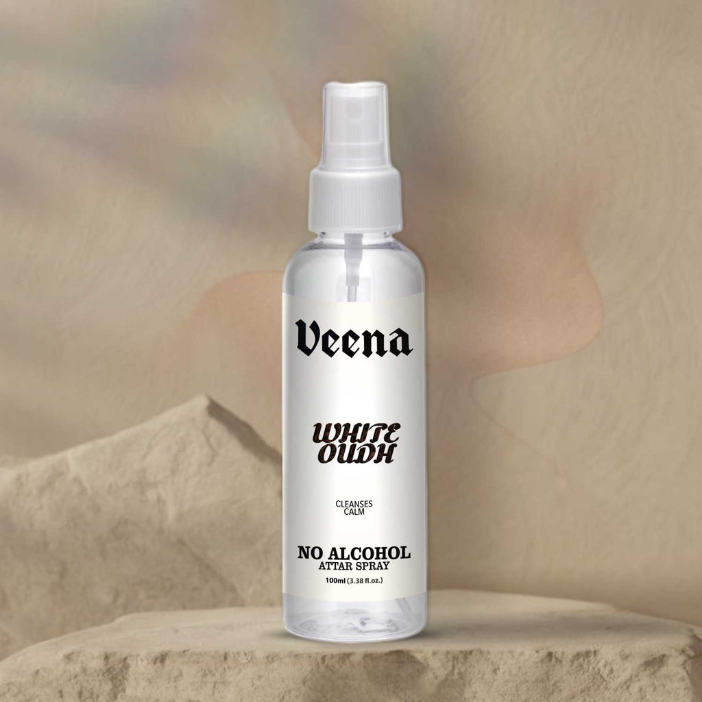 Veena White Oudh – No Alcohol Attar Spray (100ml)