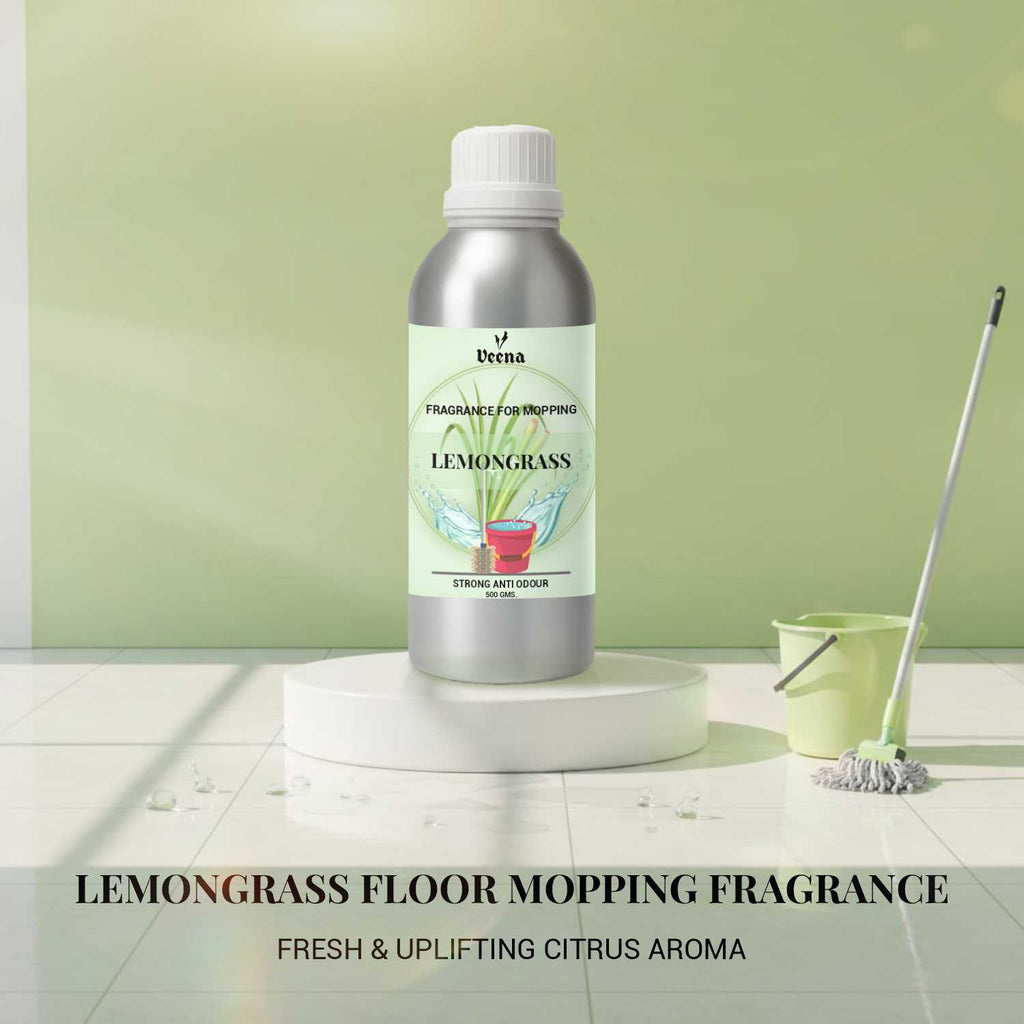 Veena Lemongrass Floor Mopping Fragrance – 500 gm