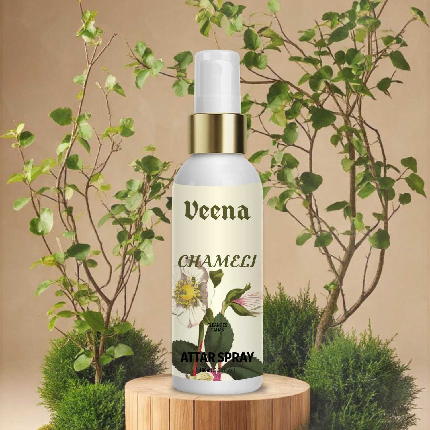 Veena Chameli – Classic Jasmine Attar Spray (100ml)
