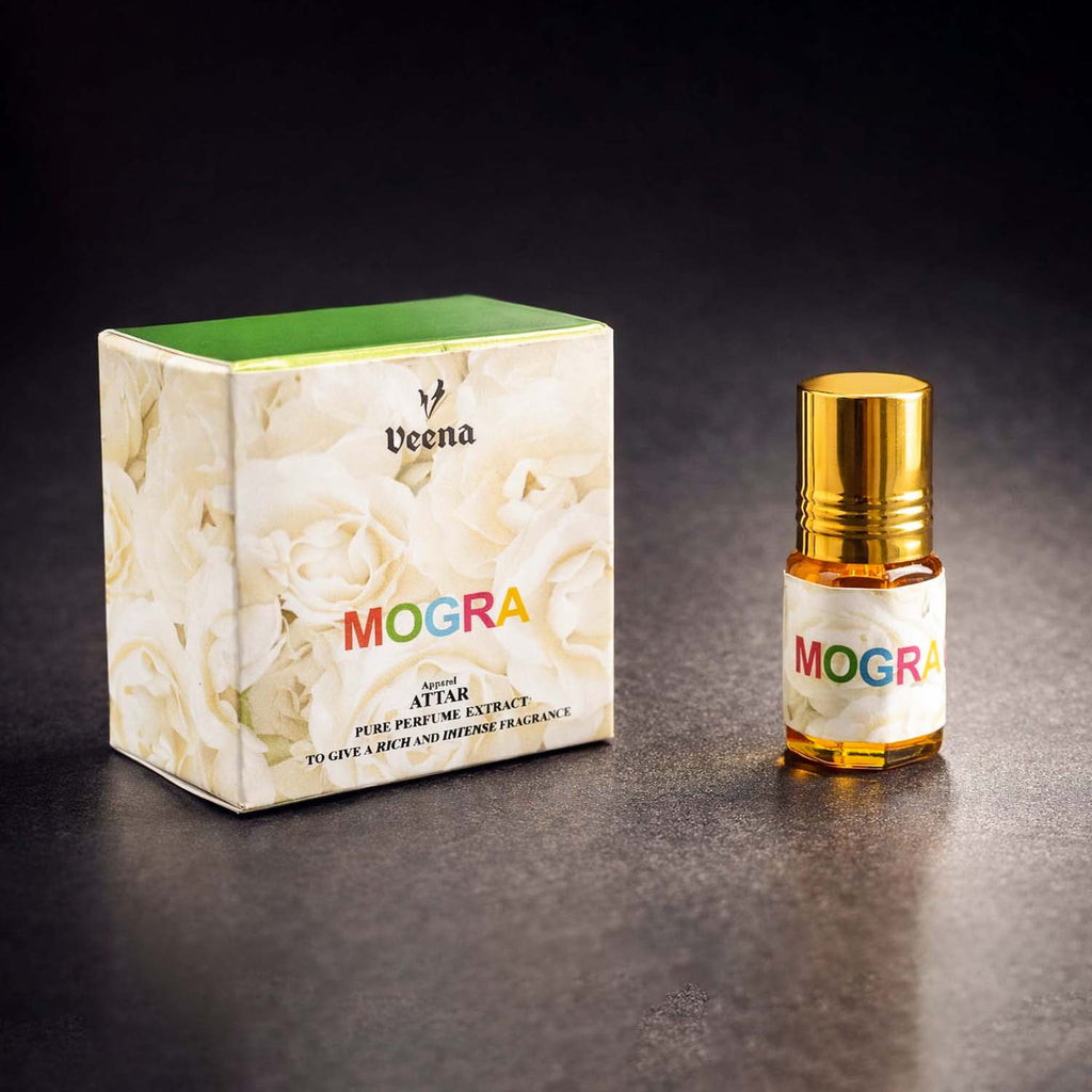 Veena Mogra Premium Apparel Attar | Luxury Long-Lasting Pure Jasmine Perfume Oil