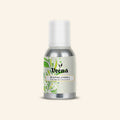 Veena Rajnigandha Pure Perfume Concentrate aluminum bottle with an elegant white tuberose flower illustration and green leaves label design.