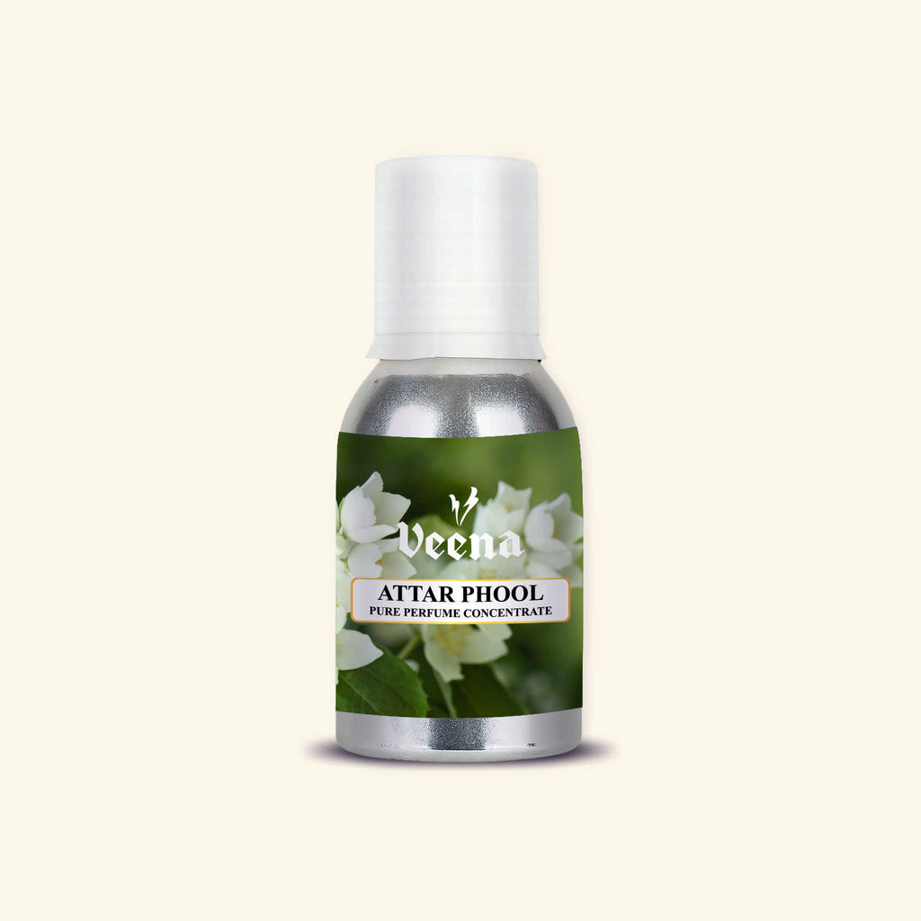 Veena Attar Phool Pure Perfume Concentrate – Premium Floral Fragrance Oil