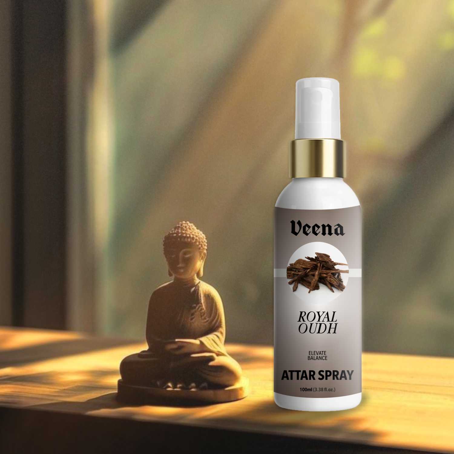 Veena Royal Oudh – Majestic Arabian Attar Spray (100ml)