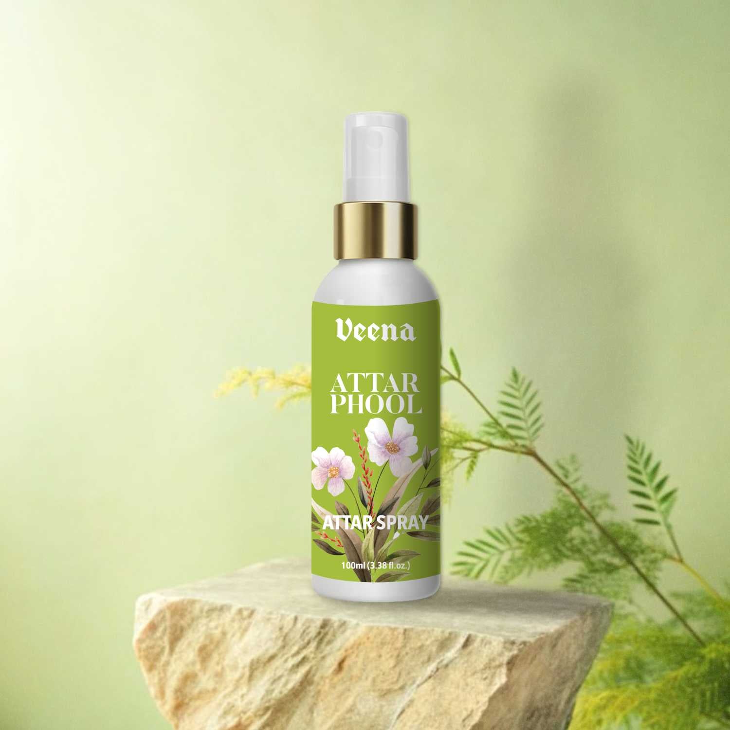 Veena Attar Phool – Long-Lasting Floral Attar Spray (100ml)