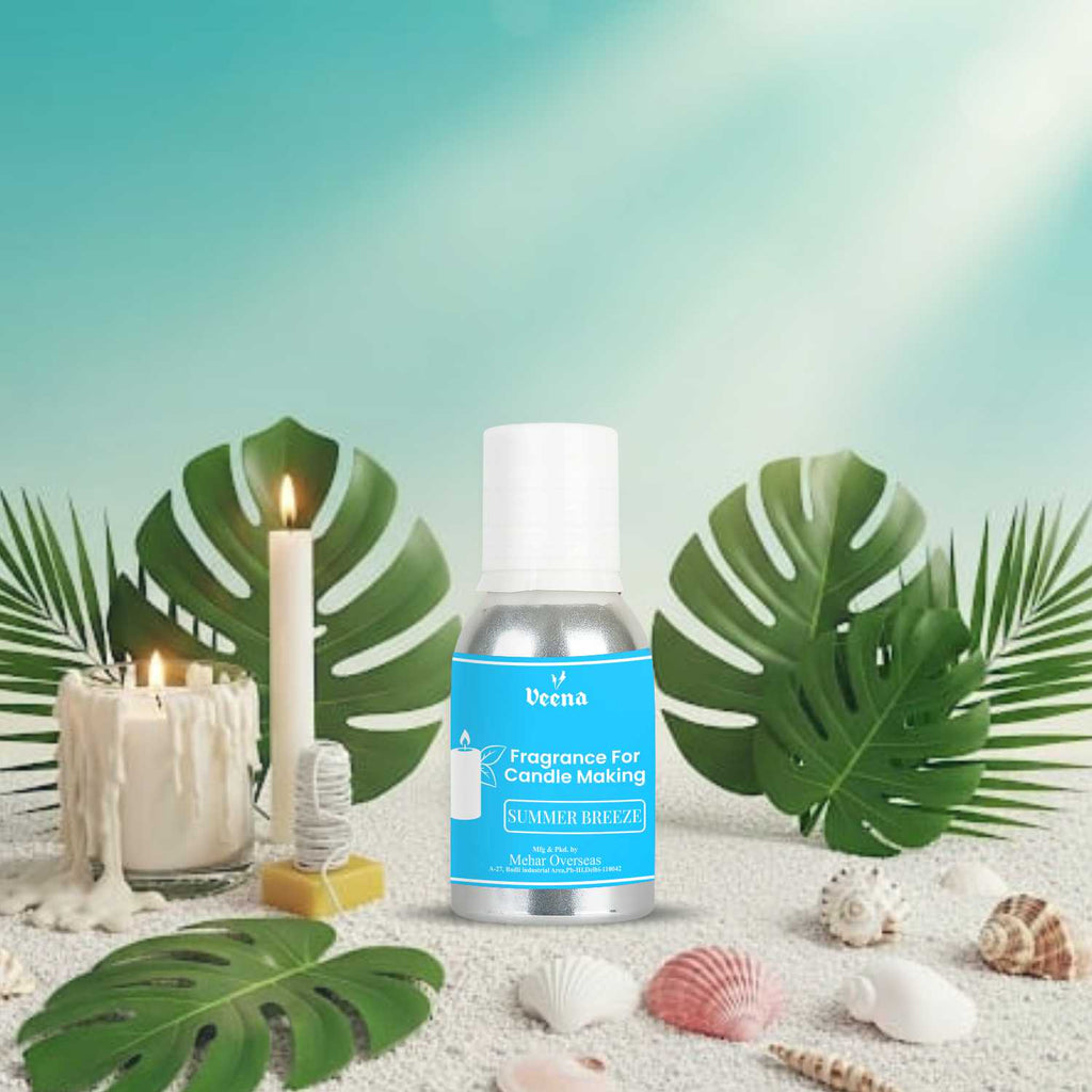 Summer Breeze Fragrance Oil for Candle Making – Fresh Floral & Citrus Notes