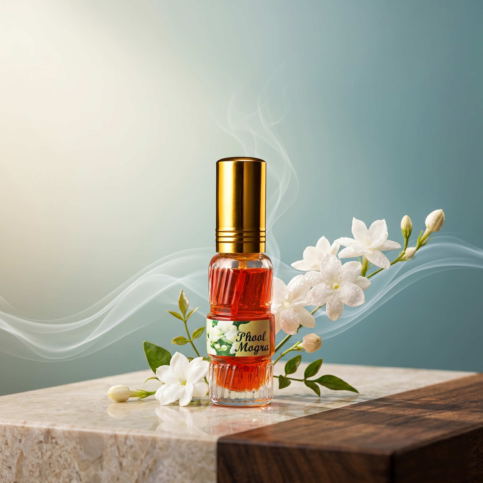 Veena Darbar Premium Perfume (Phool Mogra) | Long Lasting Pure Perfume Concentrate Spray for Men & Women | Authentic Indian Intense Floral Mogra Fragrance Oil Blend | Established 1919