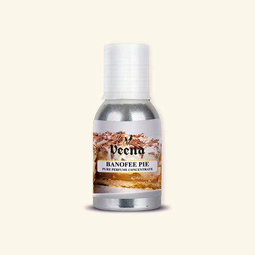 "Veena Banofee Pie Pure Perfume Concentrate gourmand dessert fragrance oil bottle".
