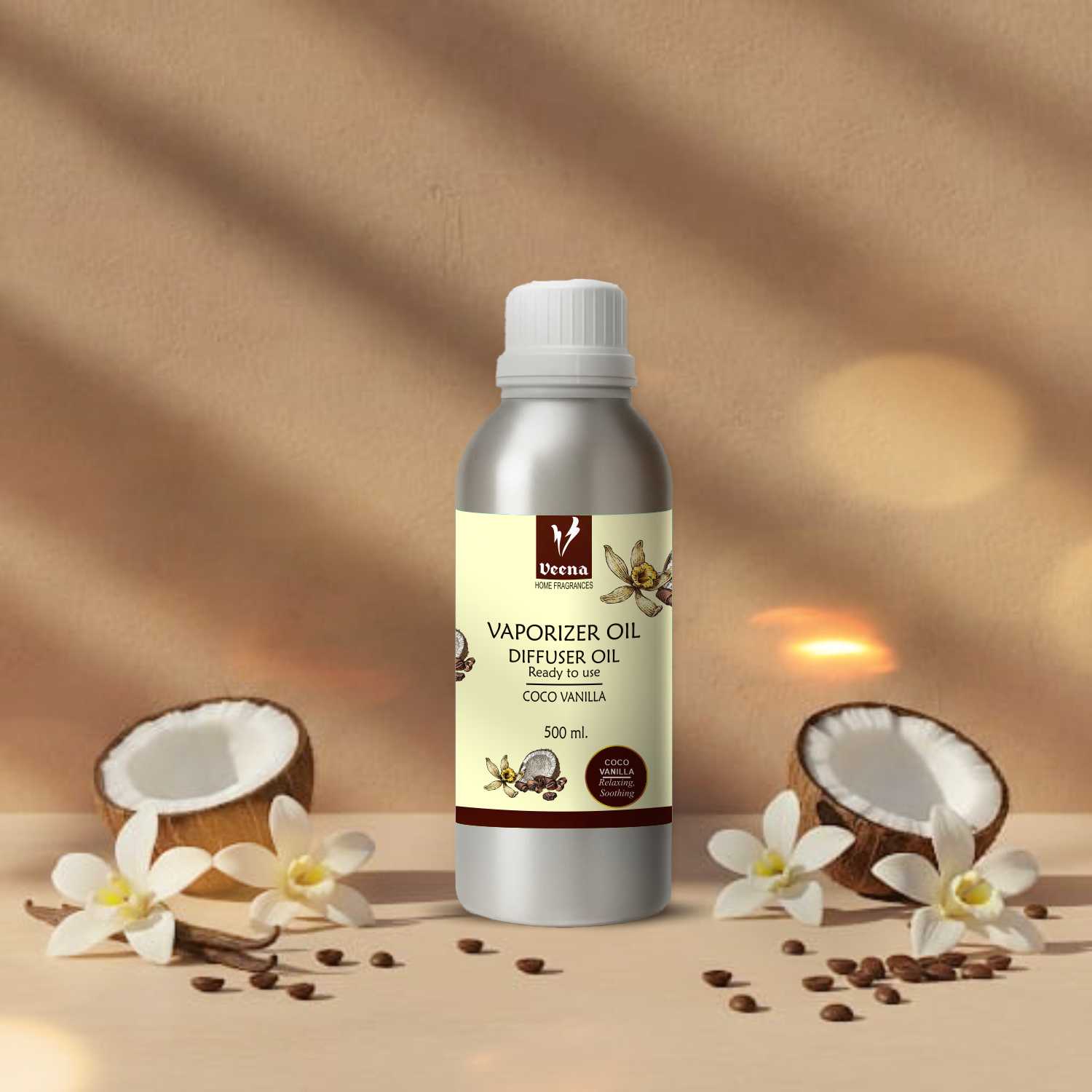 Veena Coco Vanilla Vaporizer & Diffuser Oil – Ready to Use / eco series