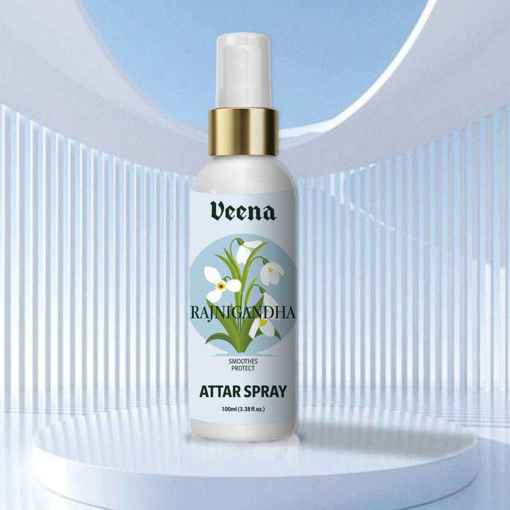 Veena Rajni Gandha – Fresh Tuberose Attar Spray (100ml)