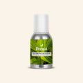 Veena Lemongrass H Pure Perfume Concentrate bottle with rich macro background featuring vibrant green lemongrass stalks on the label design.