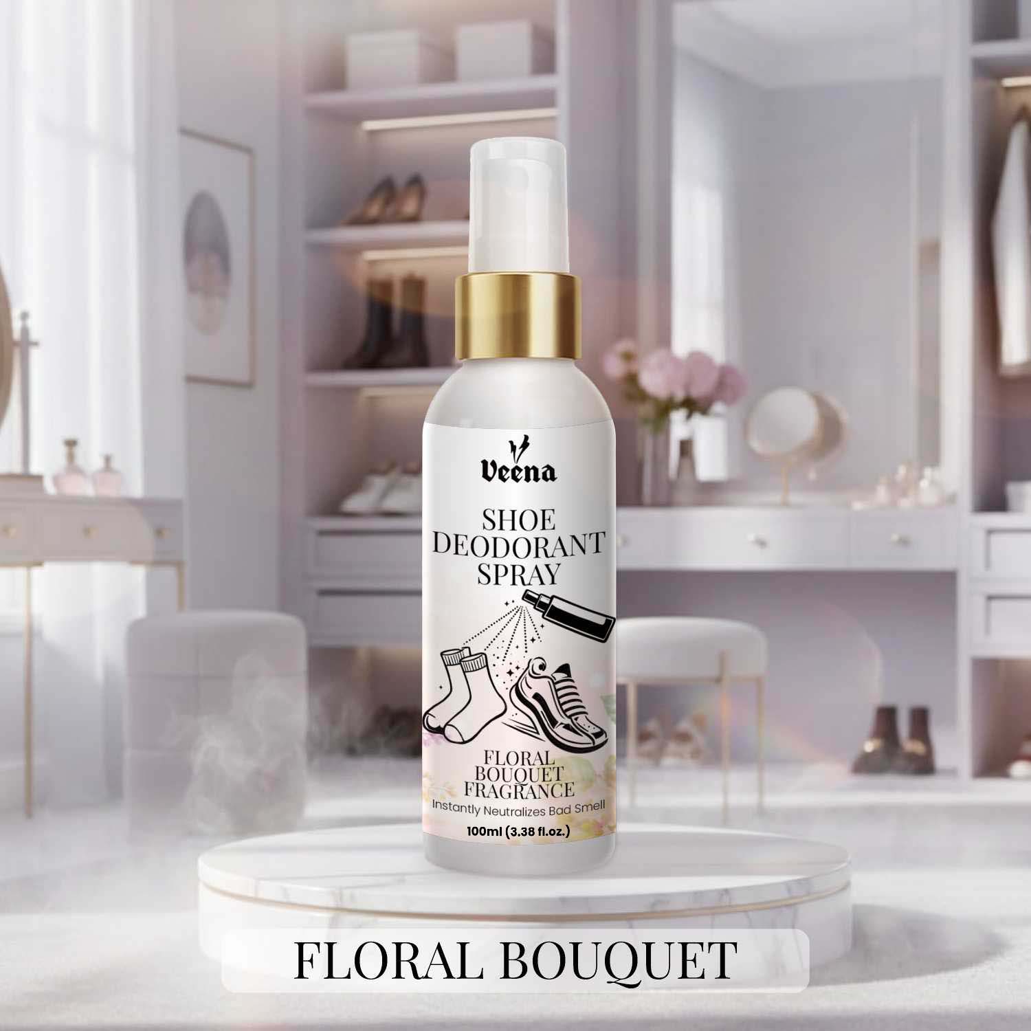 Floral Bouquet Shoe Deodorant Spray - 100ml