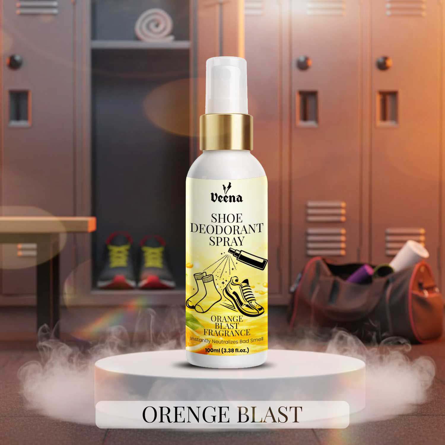 Orange Blast Shoe Deodorant Spray - 100ml