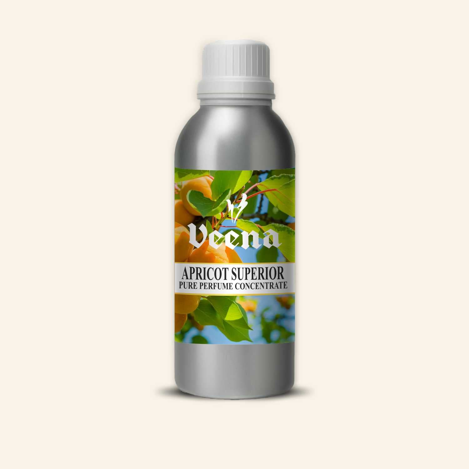 Veena Apricot Superior Pure Perfume Concentrate – Premium Undiluted Soft Velvet Apricot Scent Base for Fine Perfumery, Boutique Cosmetics, and Luxury Candles