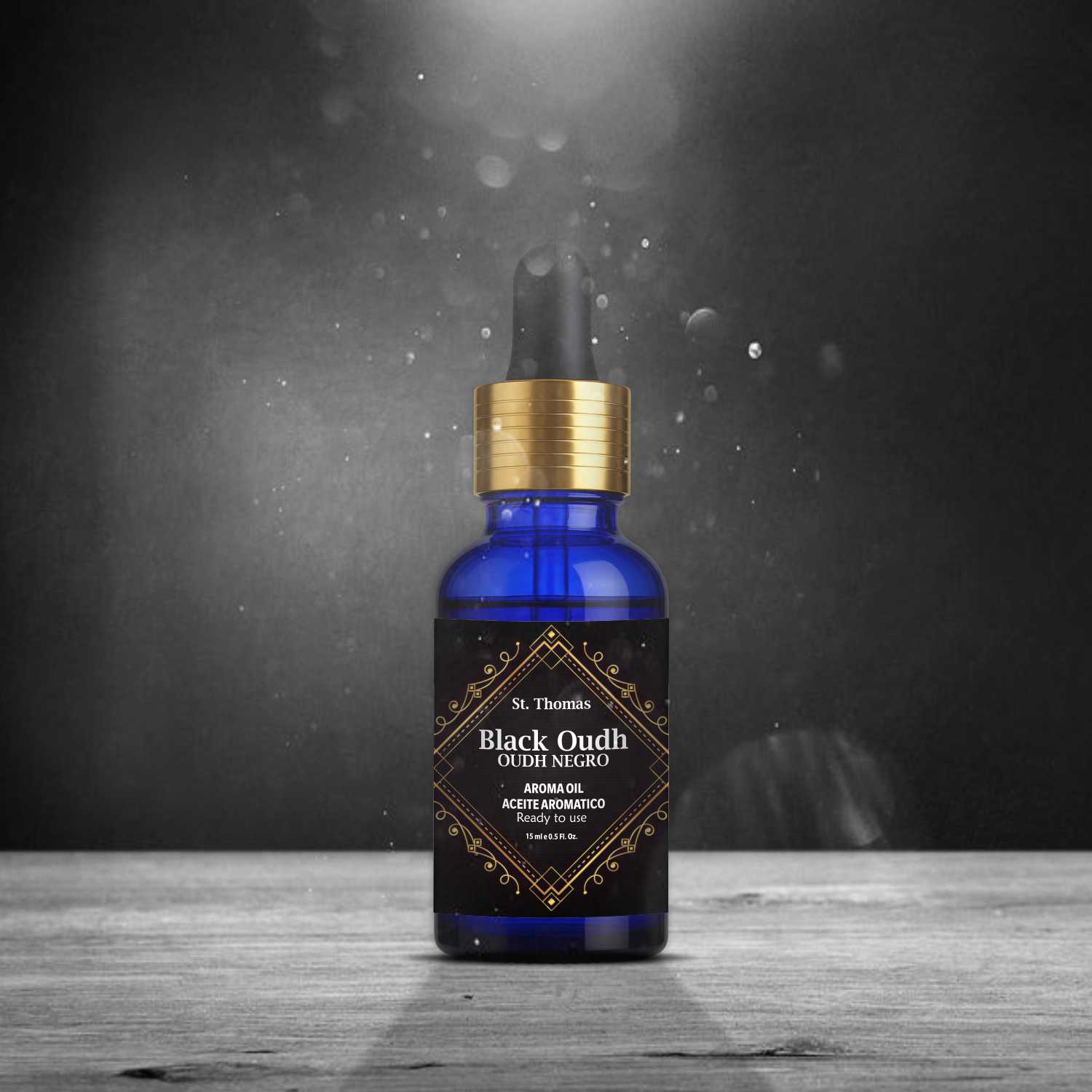 Black Oudh Aroma Oil – Premium Fragrance (15ml)