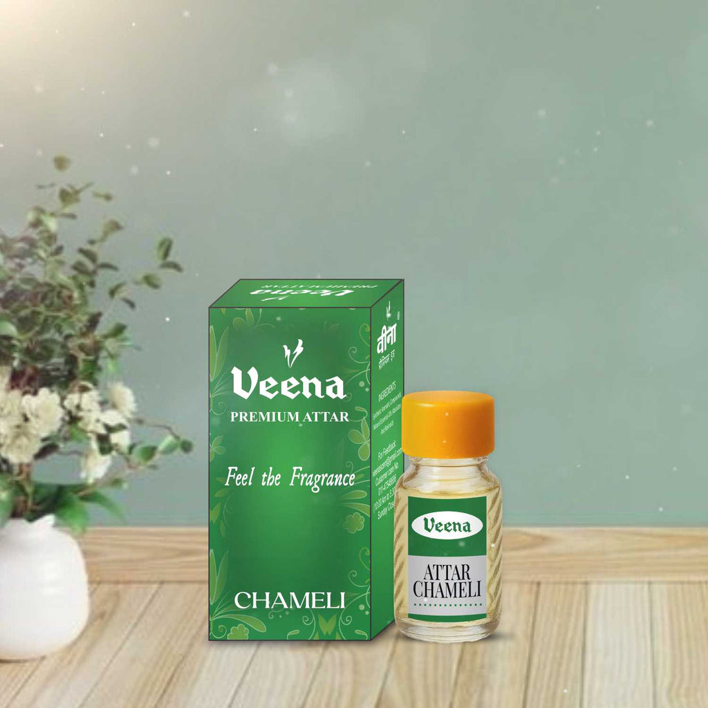 Veena Premium Attar Chameli Combo – 2ml x 12 Pack