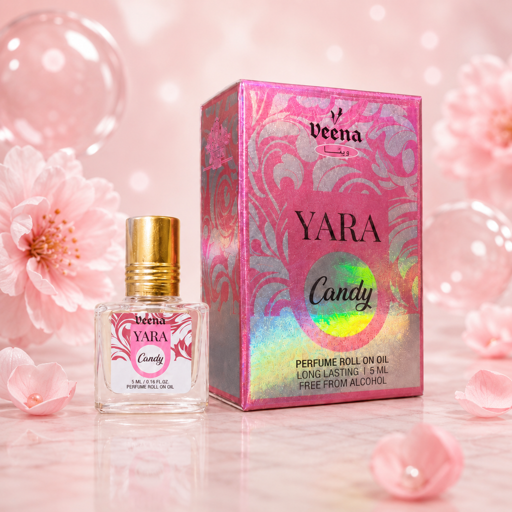 YARA Candy Perfume Roll-On Oil 5ml | Alcohol-Free