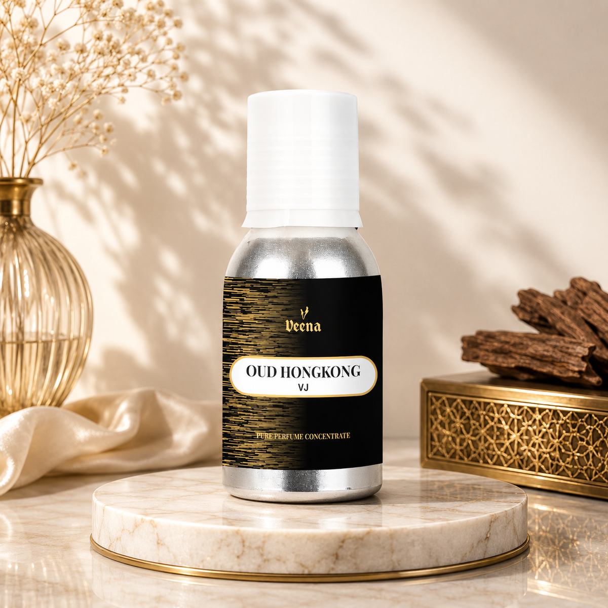Veena Oud Hongkong VJ Perfume Concentrate | Pure Oudh Fragrance Oil
