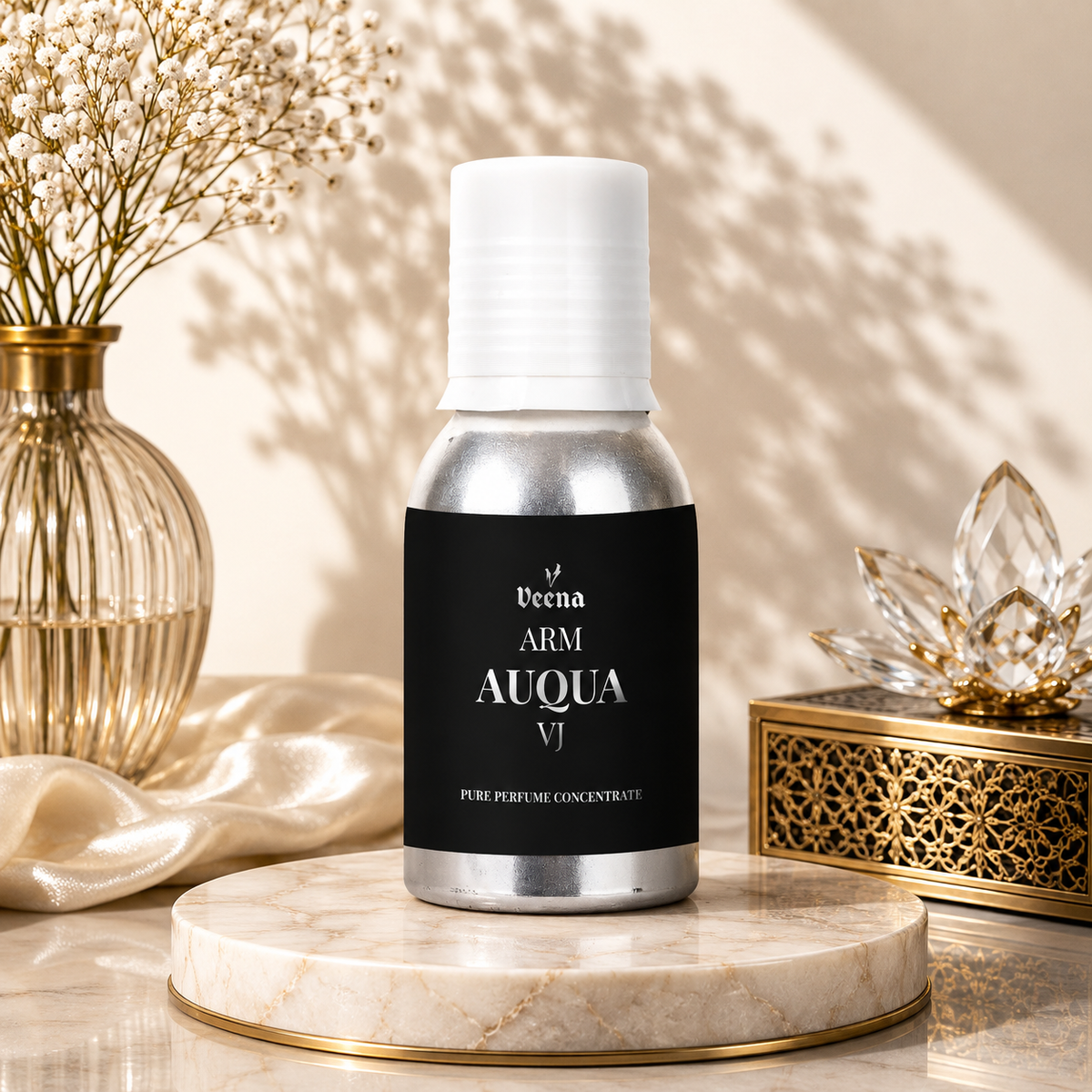Veena ARM AUQUA VJ Pure Perfume Concentrate | Premium Aquatic Fragrance Oil