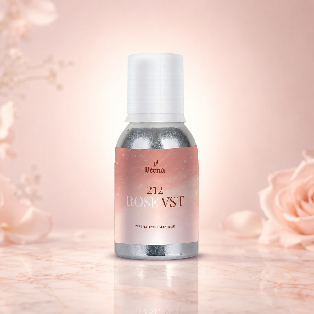 Veena 212 Rose Vst Pure Perfume Concentrate – Premium Long-Lasting Fragrance Oil