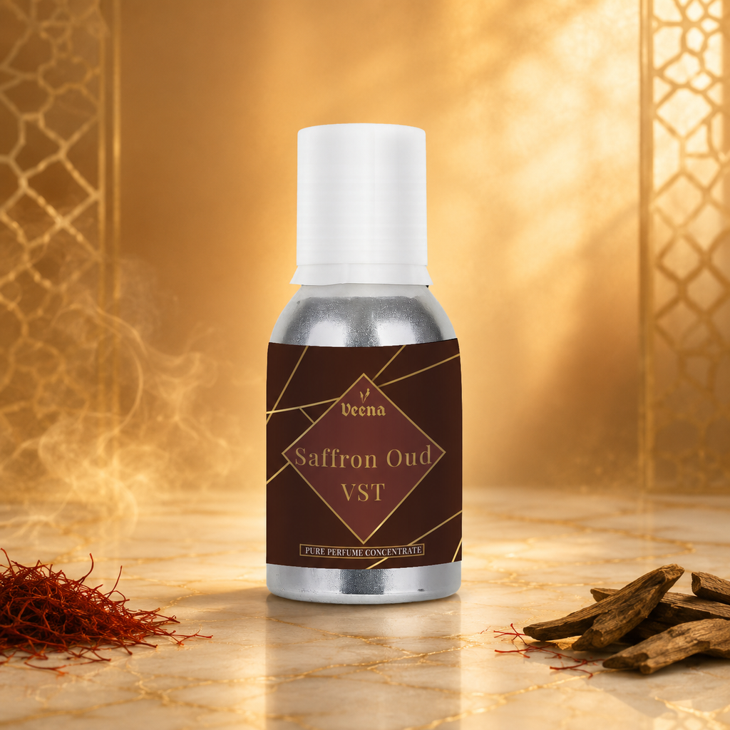 Veena Saffron Oud Vst Pure Perfume Concentrate – Premium Long-Lasting Fragrance Oil