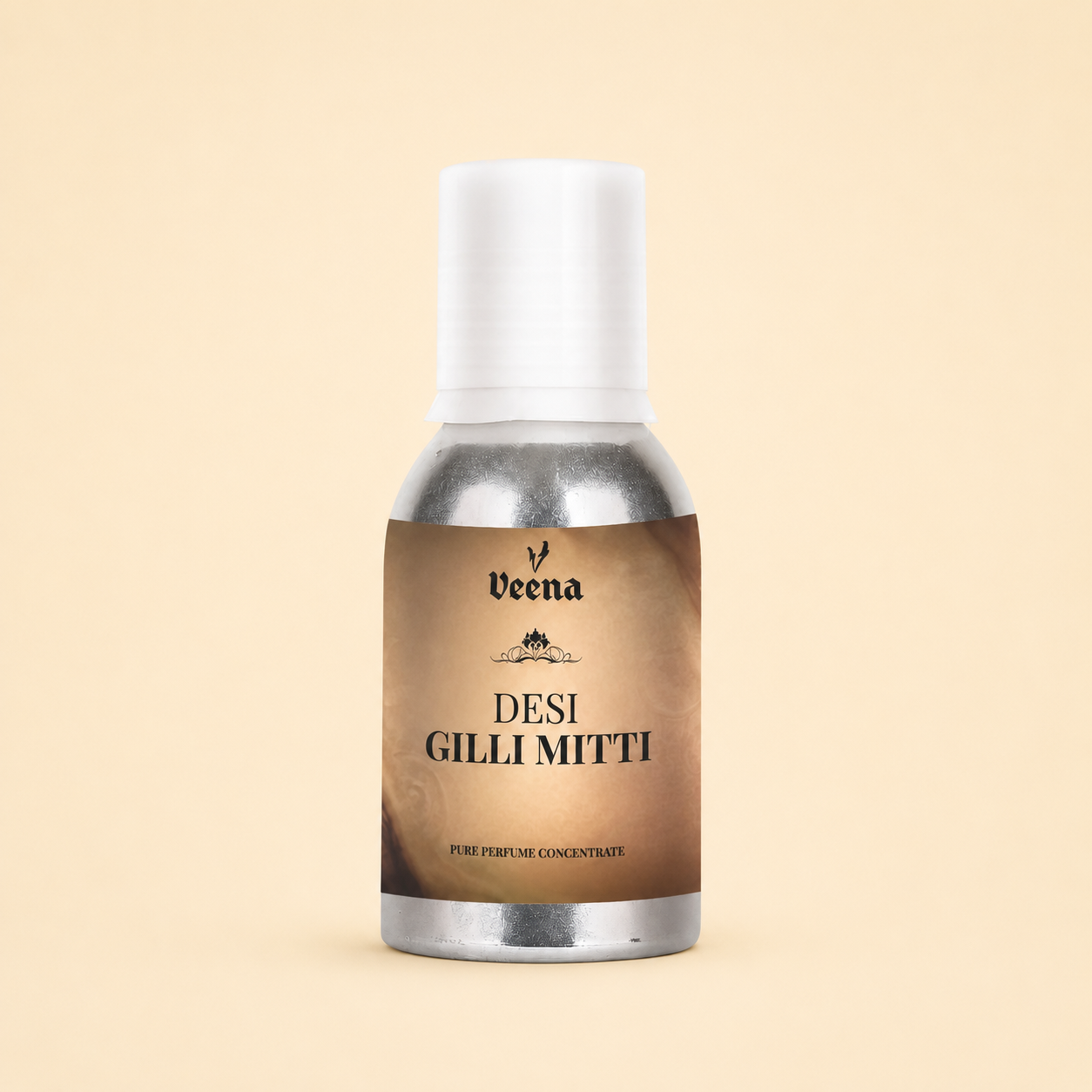 Veena Desi Gilli Mitti Pure Perfume Concentrate – Premium Authentic Petrichor Earthy Fragrance Oil