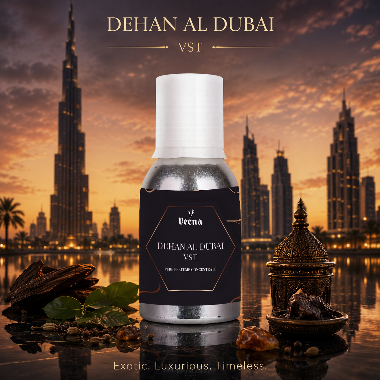 Veena Dehan Al Dubai Vst Pure Perfume Concentrate – Premium Long-Lasting Fragrance Oil