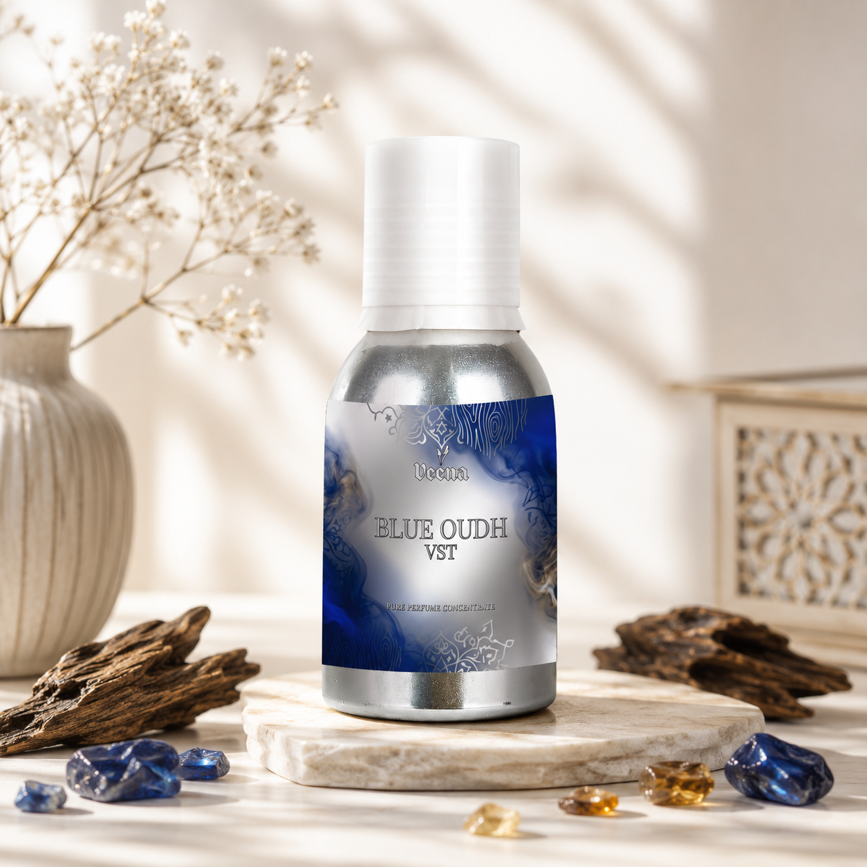 Veena Blue Oudh Vst Pure Perfume Concentrate – Premium Long-Lasting Fragrance Oil