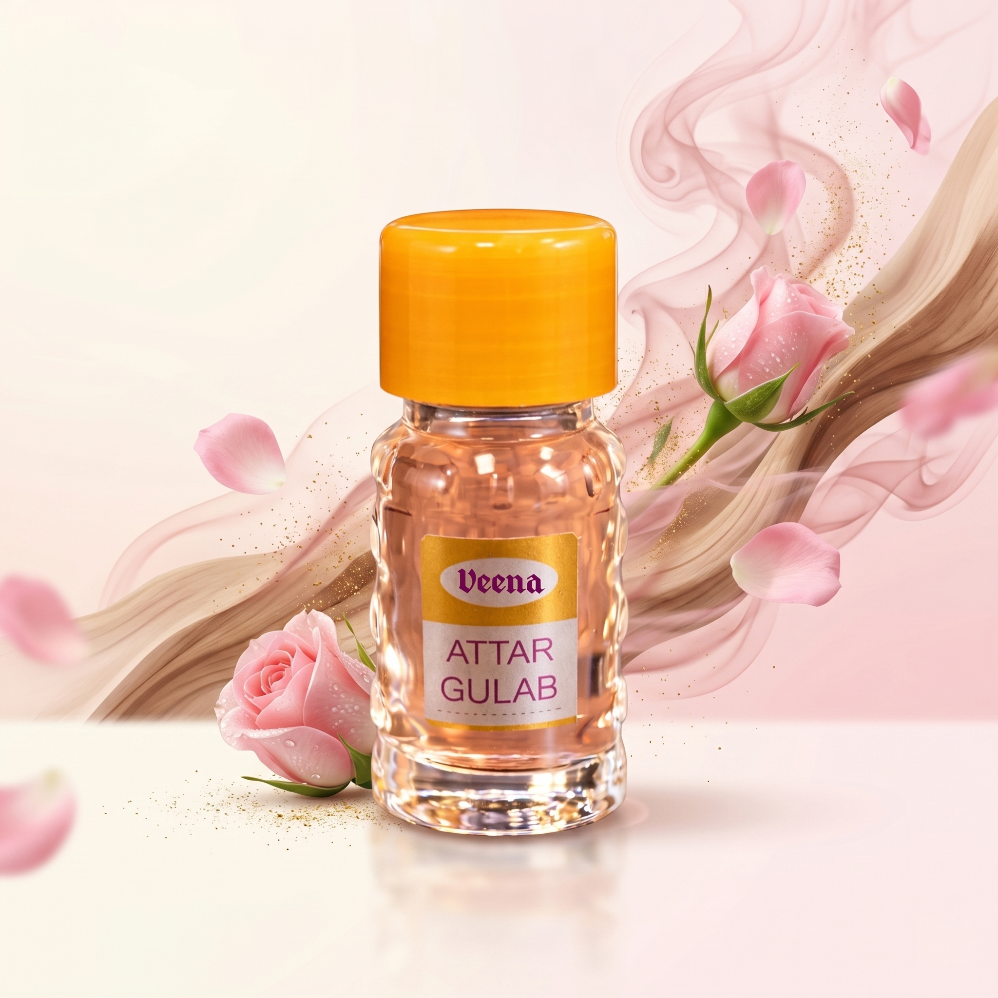 Veena Concentrated Pure Attar Set | 100% Alcohol-Free Luxury Perfume Oil Discovery Pack 24 Pcs mix