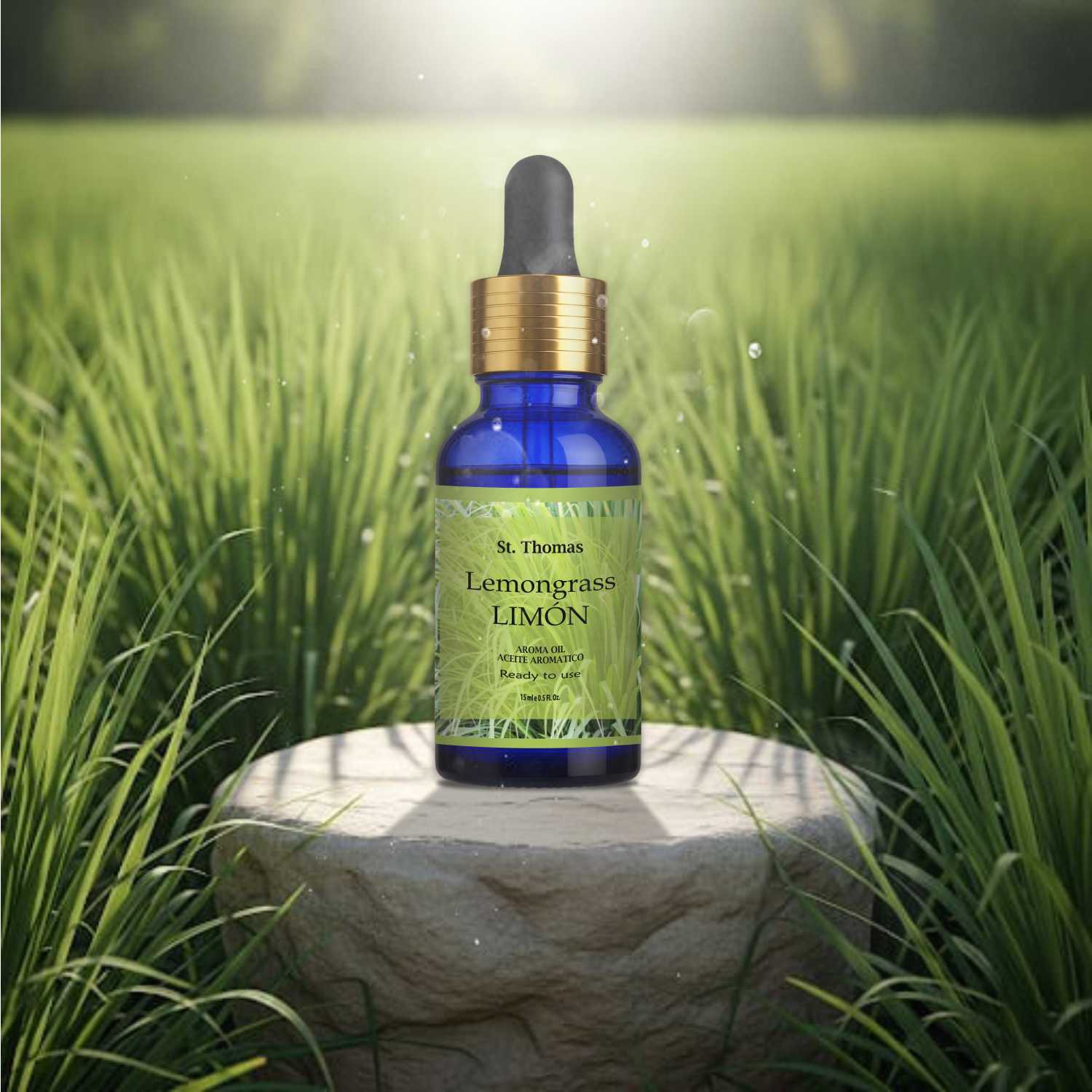 Lemongrass Aroma Oil – Fresh & Energizing Fragrance (15ml)
