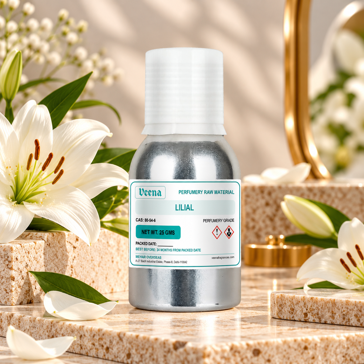 Veena Lilial – 25 GMS  Premium Perfumery Raw Material