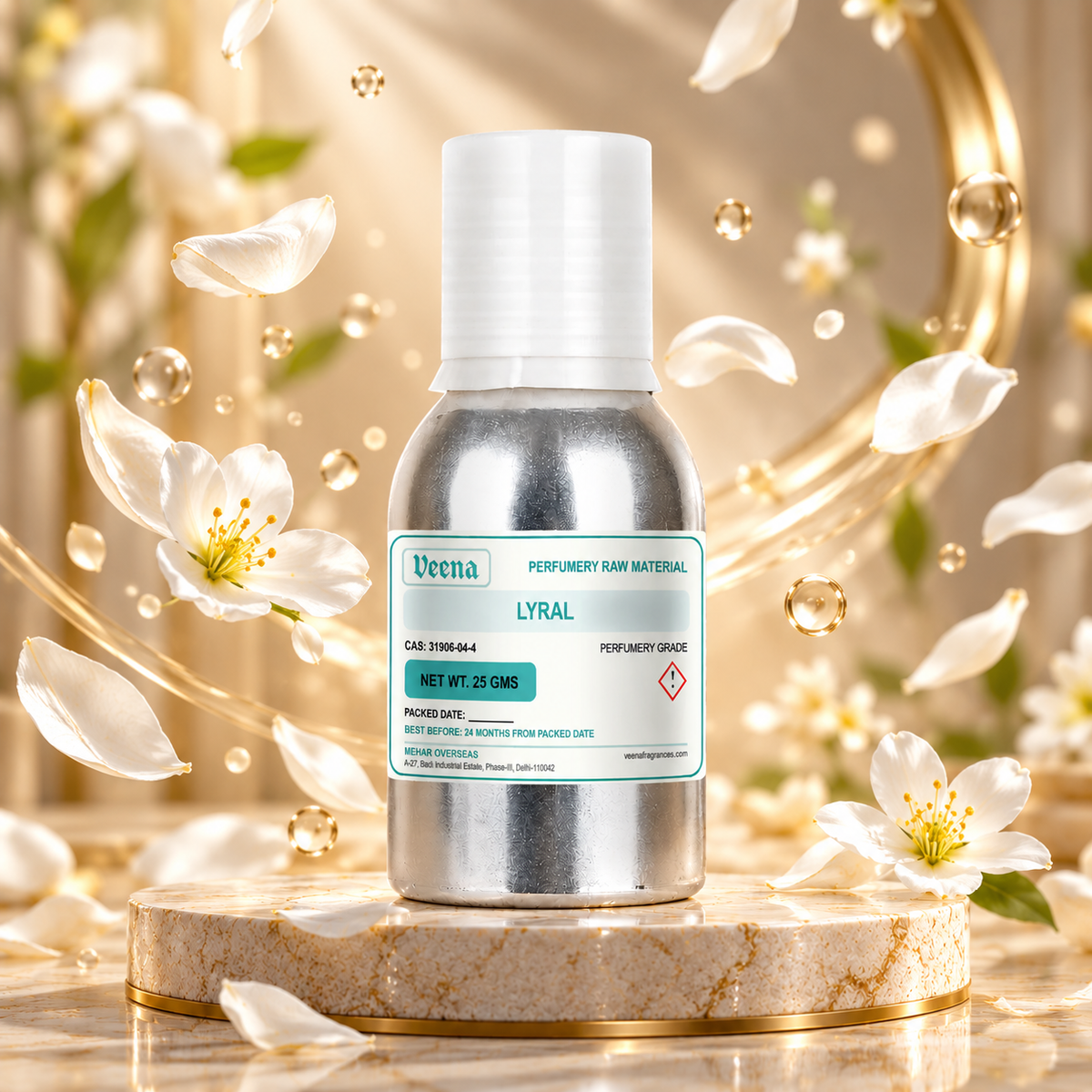 Veena Lyral – 25 GMS  Premium Perfumery Raw Material