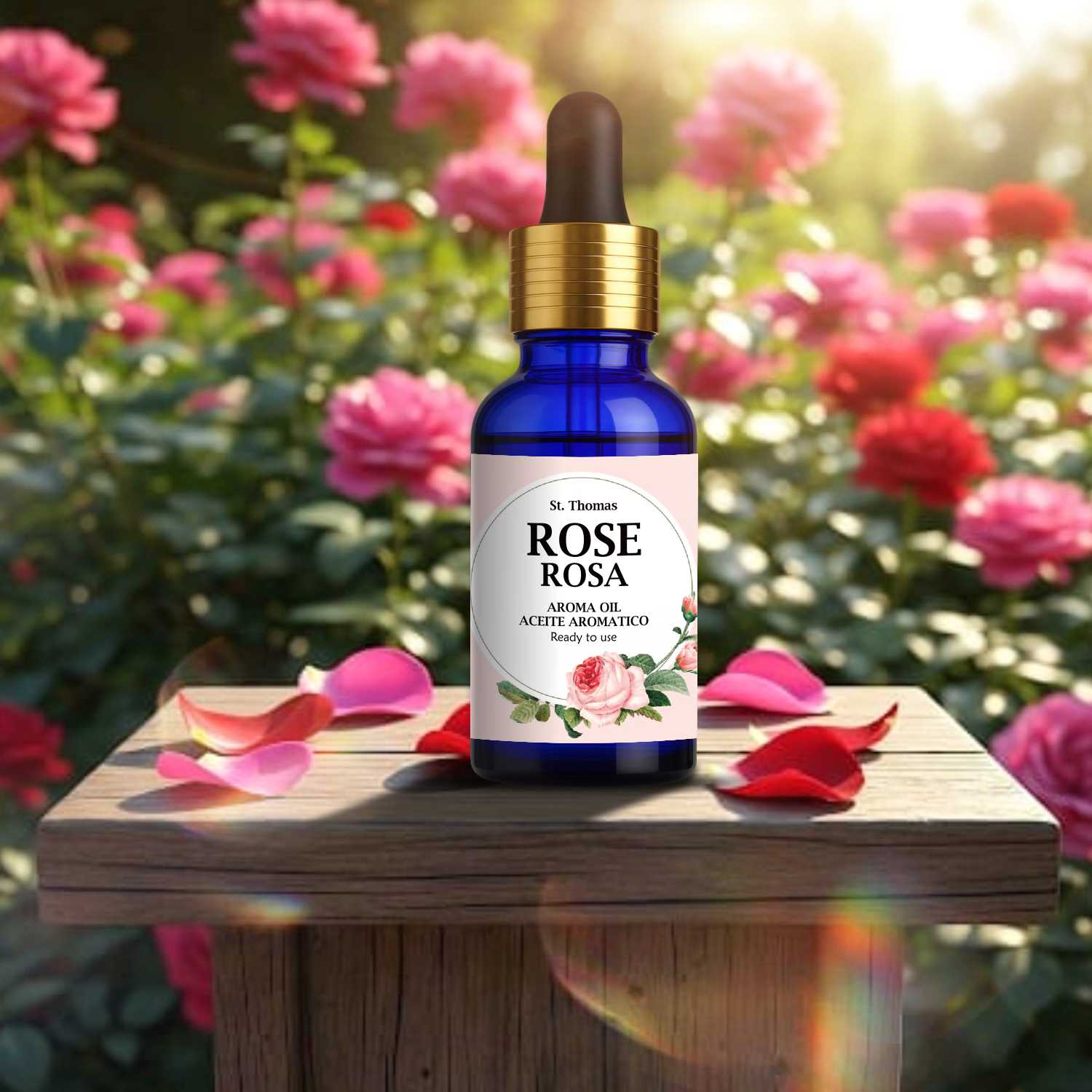 Rose Aroma Oil – Classic Floral & Romantic Fragrance (15ml)