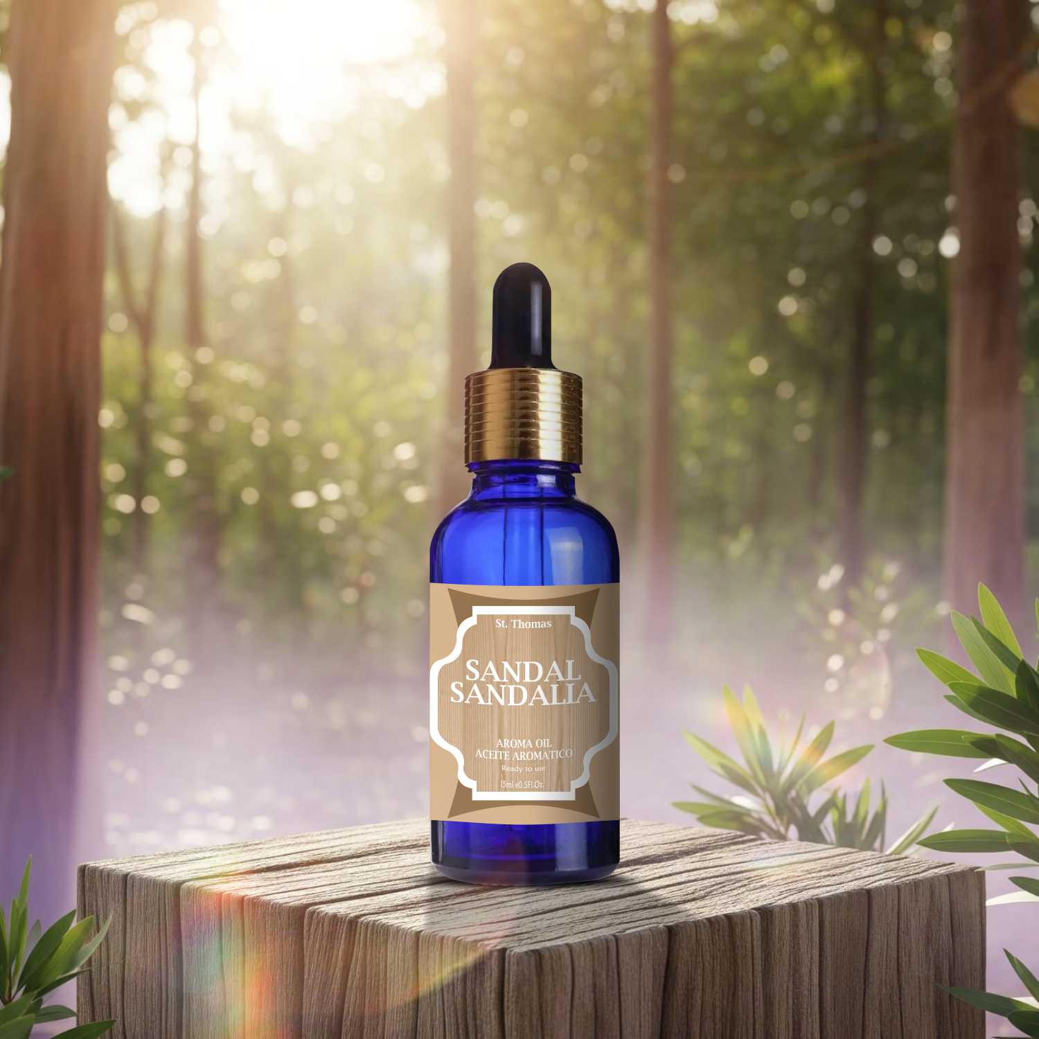 Sandalwood Aroma Oil – Warm & Woody Classic Fragrance (15ml)