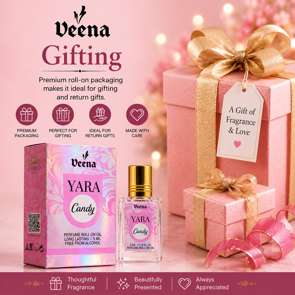 YARA Candy Perfume Roll-On Oil 5ml | Alcohol-Free