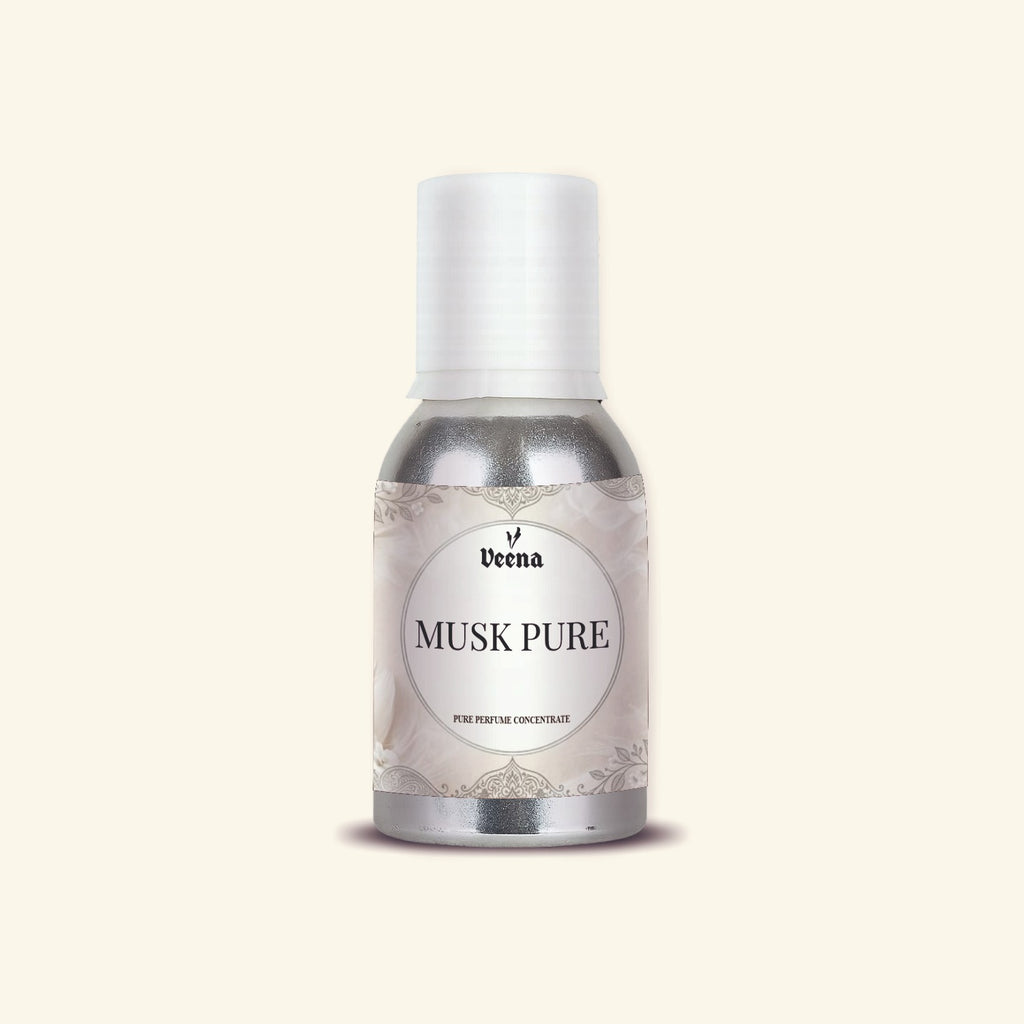 Veena Musk Pure Premium Perfume Concentrate Attar Bottle