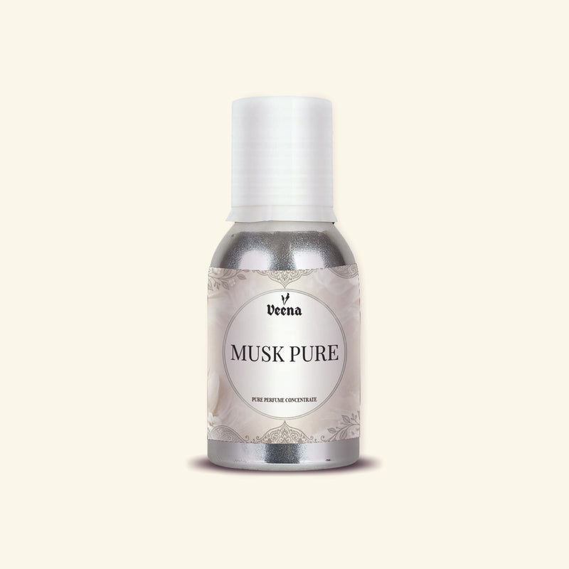 Veena Musk Pure Premium Perfume Concentrate Attar Bottle