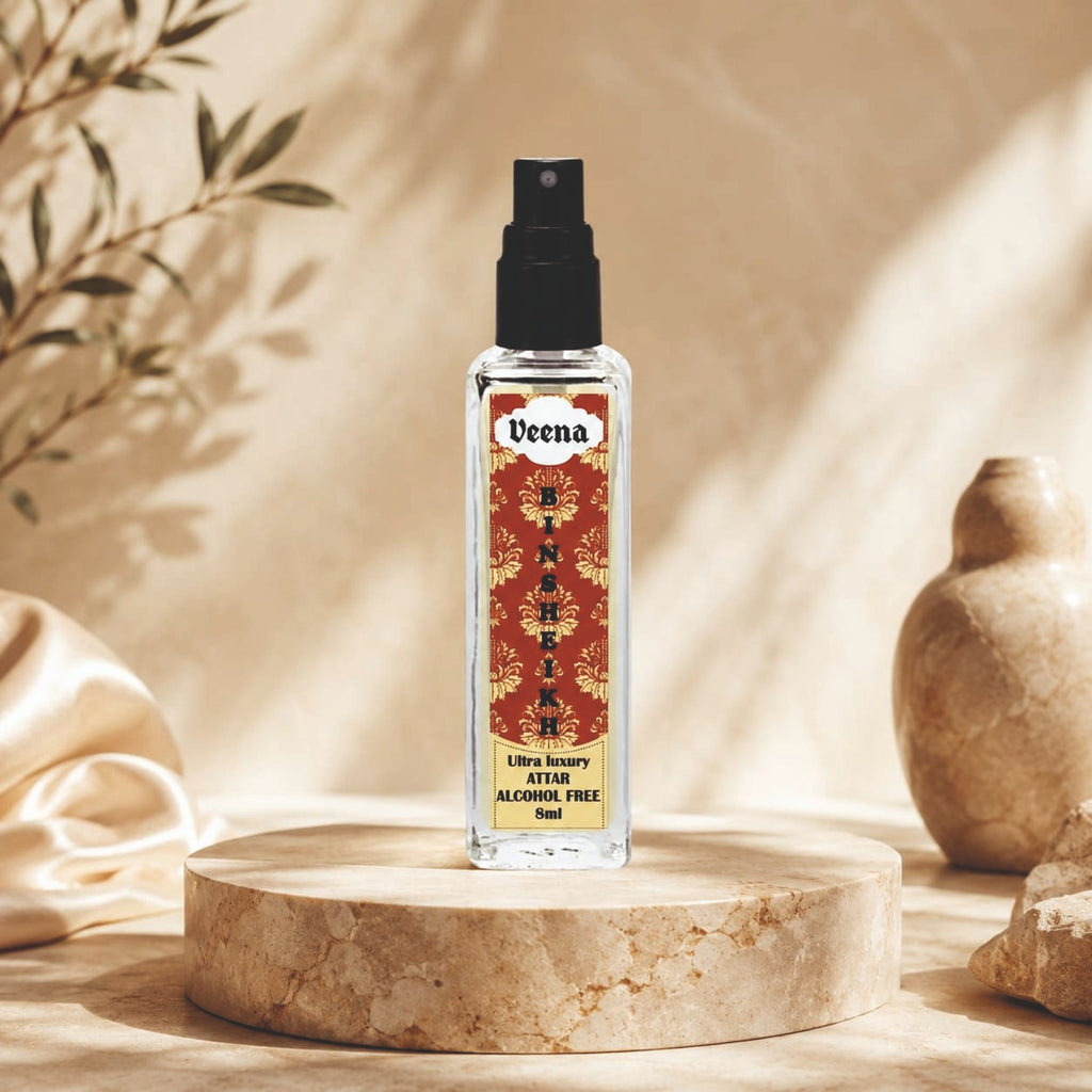 Veena Ultra Luxury Attar Intense Spray Set | Pack of 16 Alcohol-Free Premium Perfume Combo