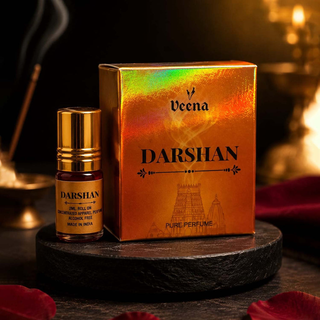 Darshan Premium Concentrated Roll-on Perfume Roll-On – 100% Alcohol-Free (2ml)