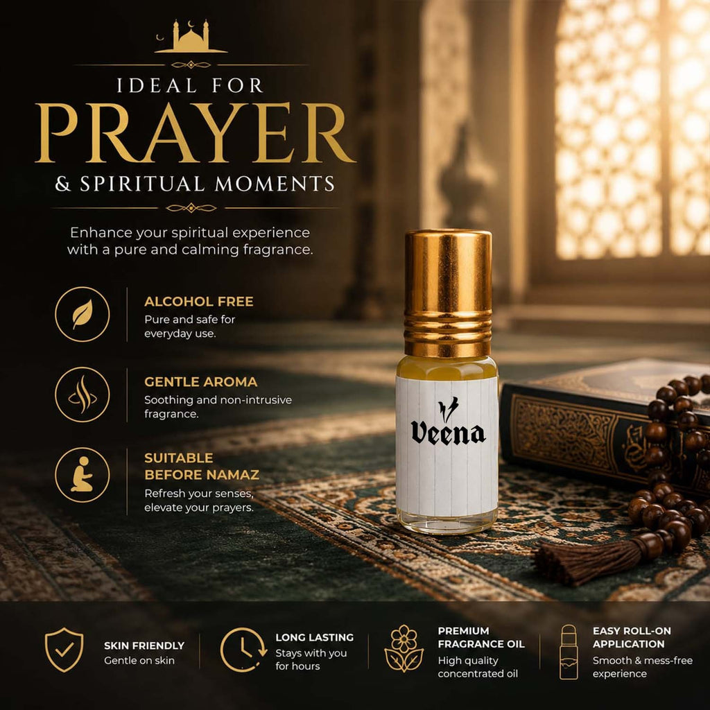 Veena Luxury Attar Collection – Premium Alcohol-Free Fragrance Set-12 Gift Box