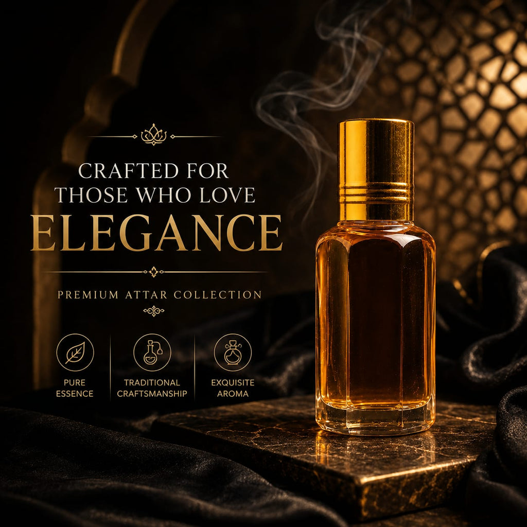 Veena Premium Attar Kesar Chandan – Long Lasting Concentrated Saffron Sandalwood Perfume Oil