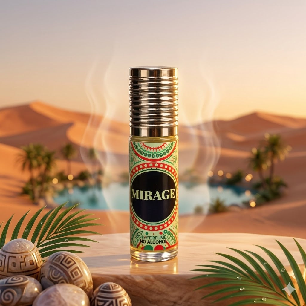 Veena Mirage Premium Perfume | Luxury Long-Lasting Alcohol-Free Roll-On Attar