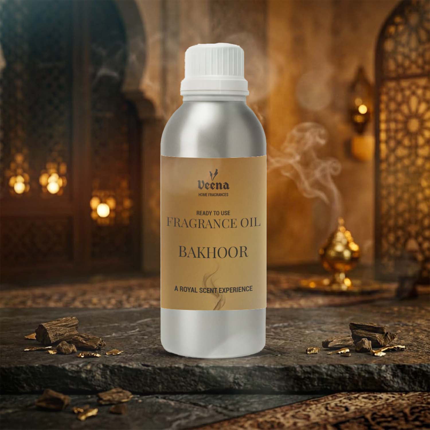 Veena Bakhoor Home Fragrance Oil – Ready to Use Premium Aroma Blend, A Royal Scent Experience