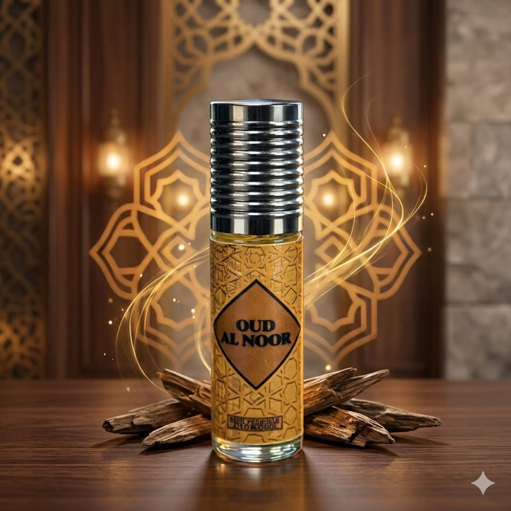 Veena Oud Al Noor Premium Perfume | Luxury Long-Lasting Alcohol-Free Roll-On Attar