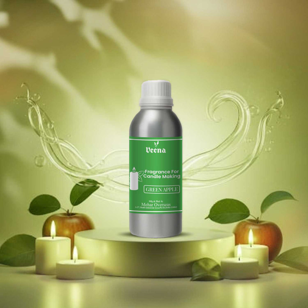 Green Apple Fragrance Oil for Candle Making – 100 ml – Crisp, Refreshing Aroma