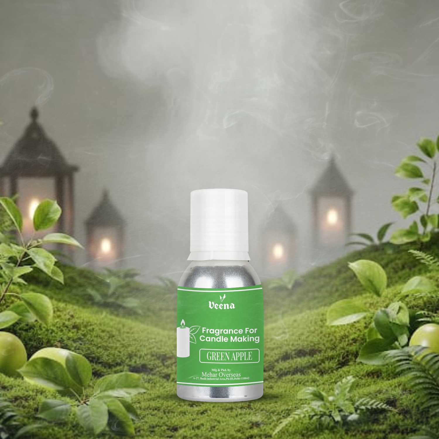 Green Apple Fragrance Oil for Candle Making – Crisp & Refreshing Aroma