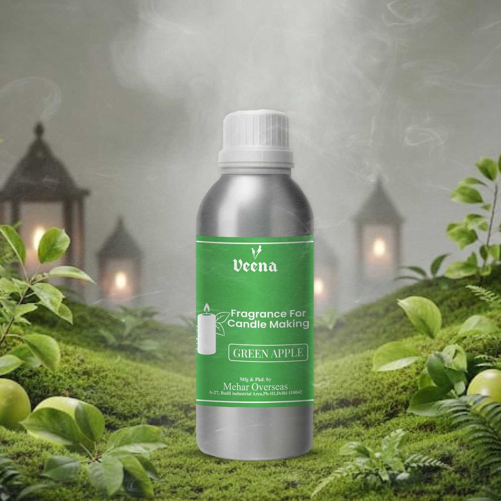 Green Apple Fragrance Oil for Candle Making – 100 ml – Crisp, Refreshing Aroma