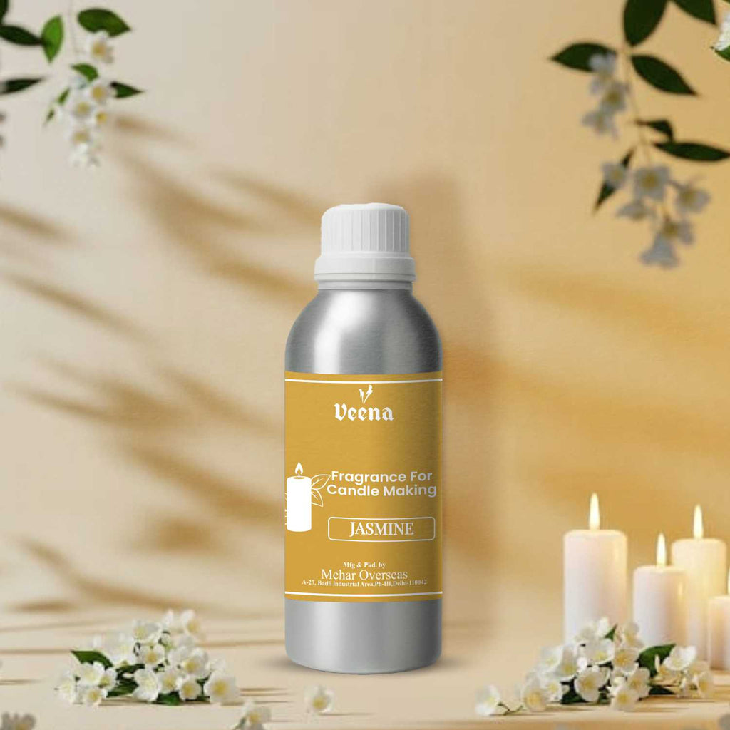 Jasmine Fragrance Oil for Candle Making – 100 ml – Exotic Floral Elegance