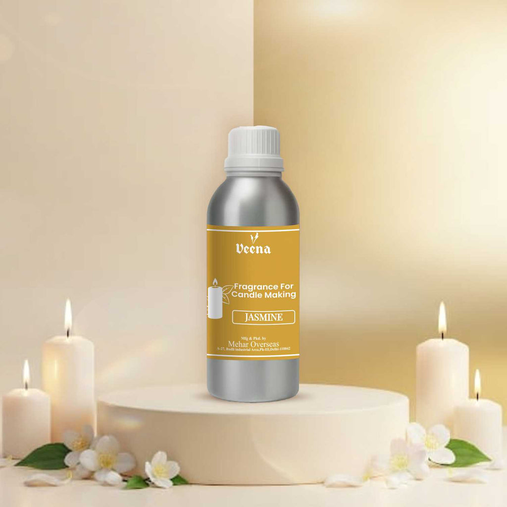 Jasmine Fragrance Oil for Candle Making – 100 ml – Exotic Floral Elegance